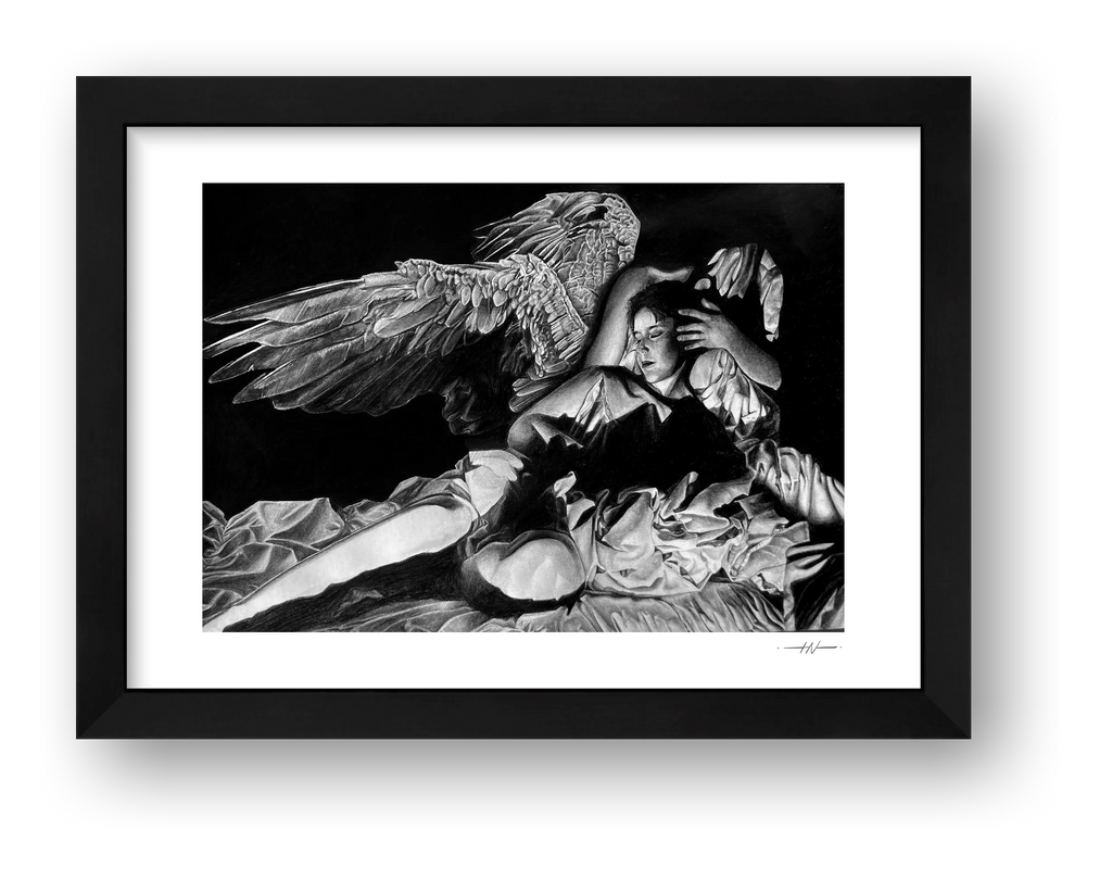 The Grief of Icarus print — framed