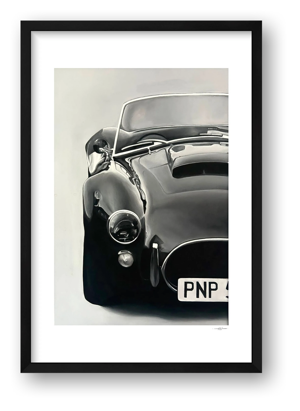 AC Cobra print — framed