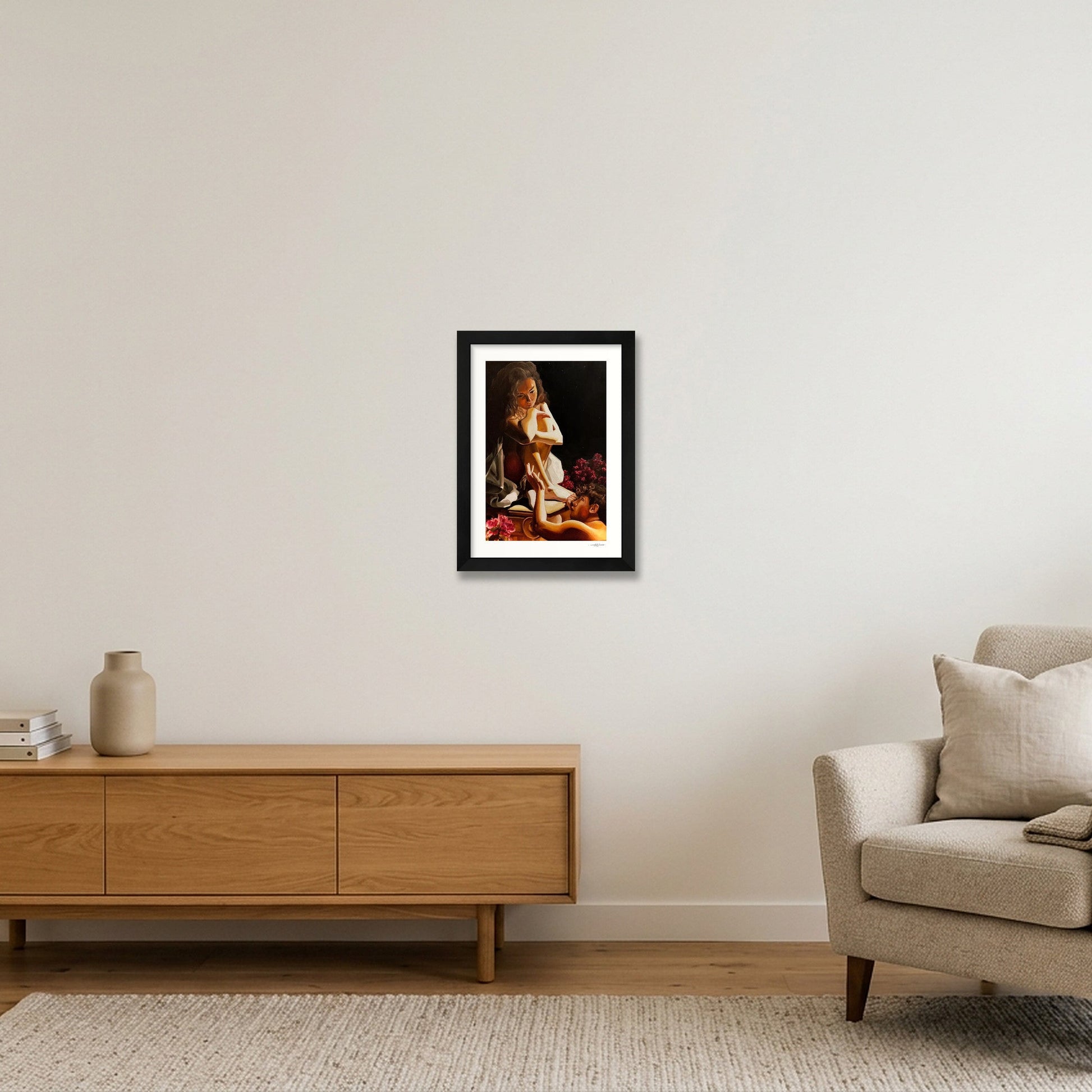 Pygmalion Print — A4 (21×30cm, 8×12") Black Frame