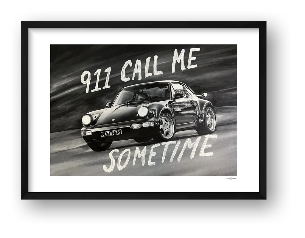 Porsche 911 — framed