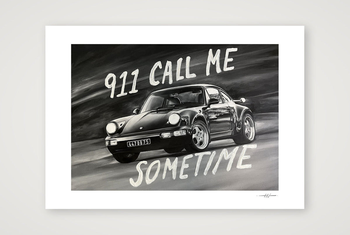 Porsche 911 — A4 (30×21cm, 12×8") Print only