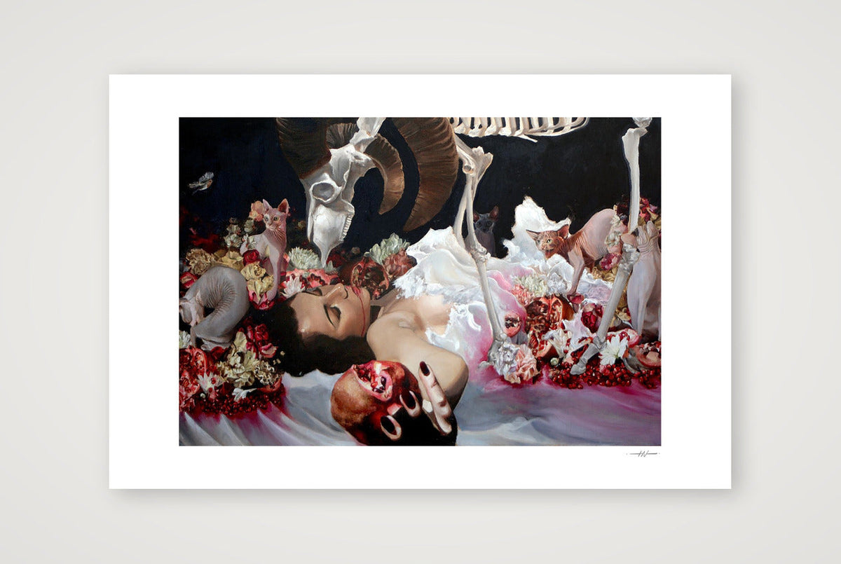 Persephone's Sacrifice print — 45×30cm, 18×12" Print only