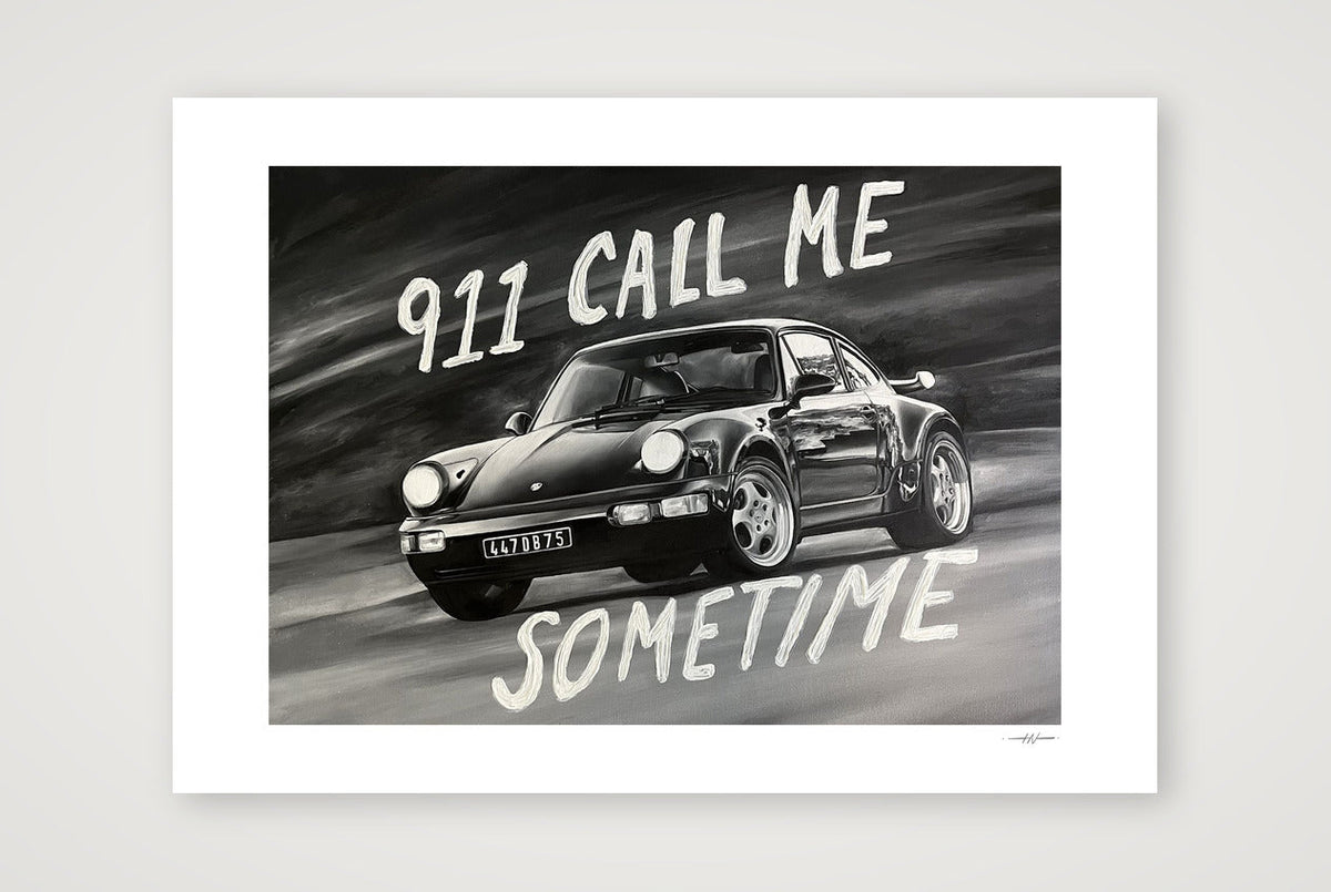 Porsche 911 — A3 (42×30cm, 17×12") Print only
