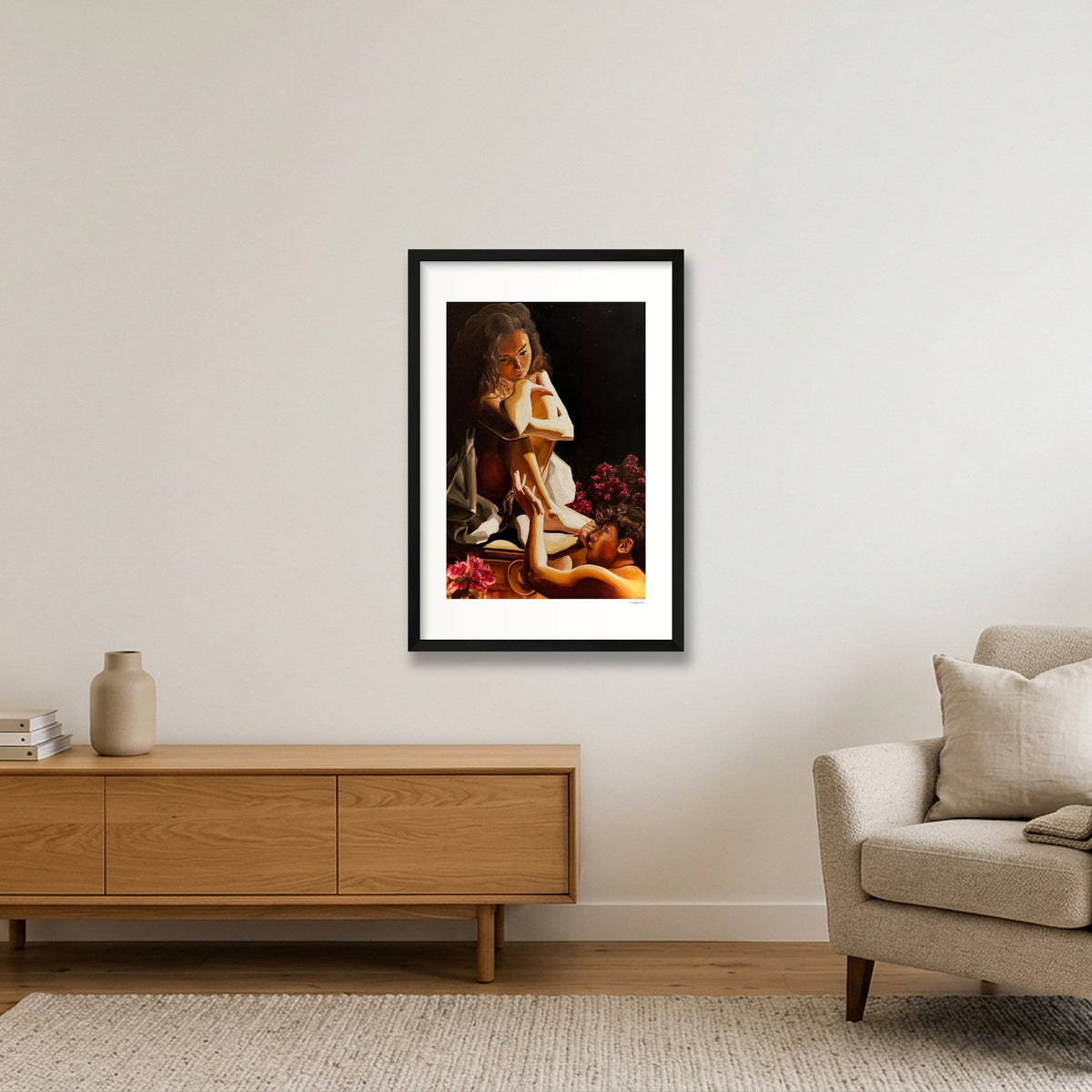 Pygmalion Print — 40×60cm, 16×24" Black Frame